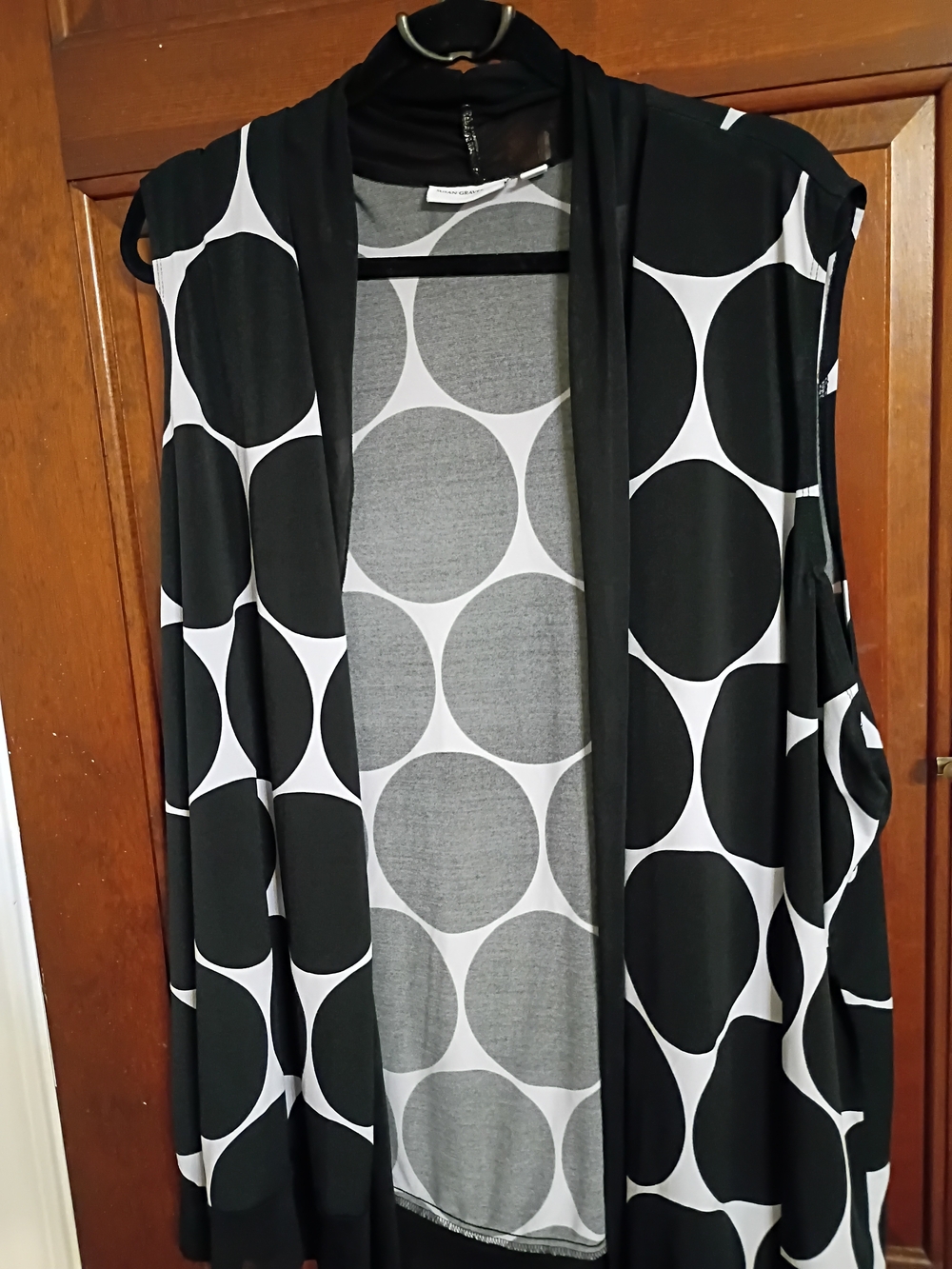 Susan Graver Polka Dot Open Cardigan Size 3X
